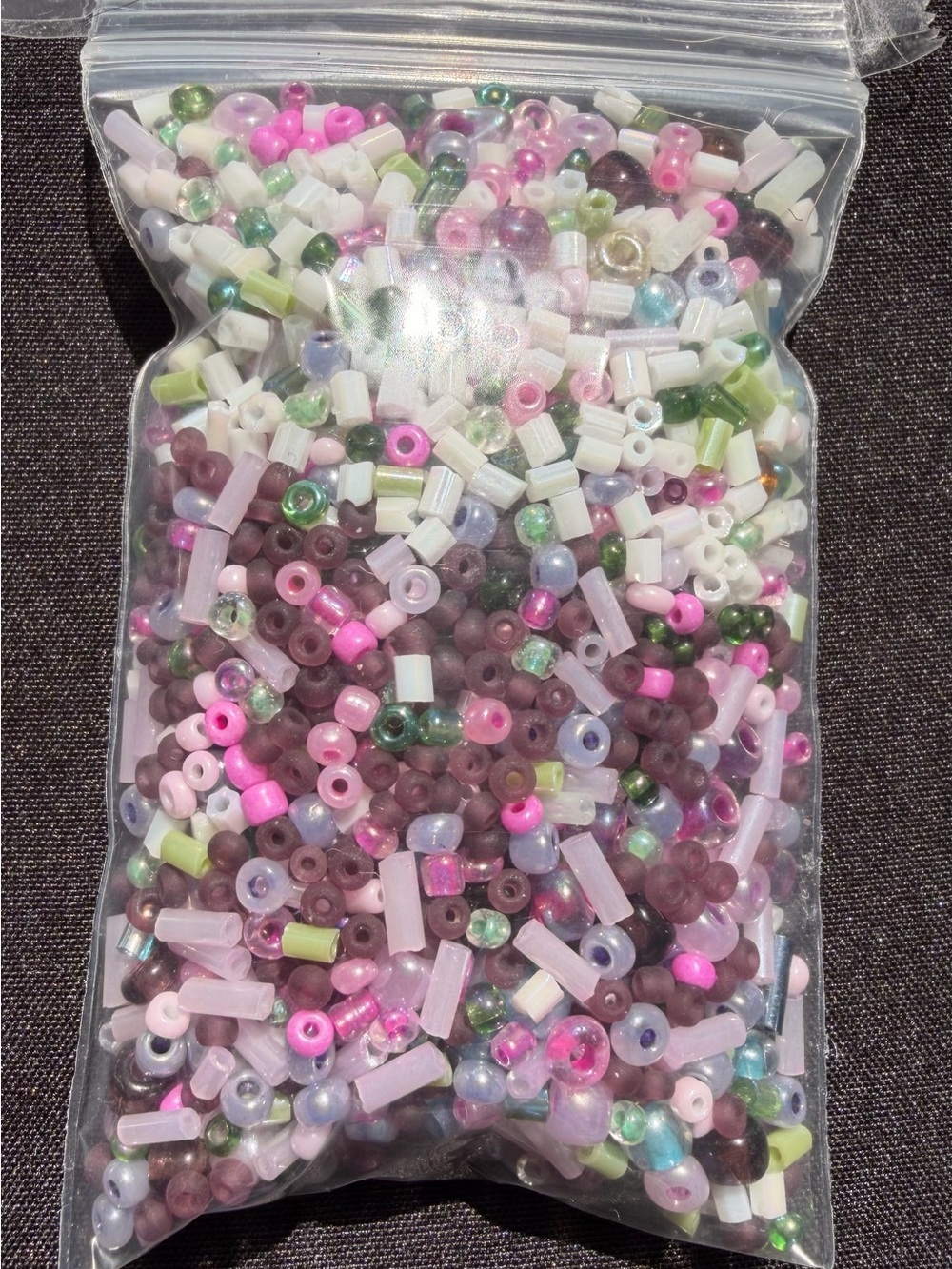 Mixed Seed Bead Packs - Pink, Blue, Green, Iridescent Jewelry Crafts Beading - Picture 2 of 9